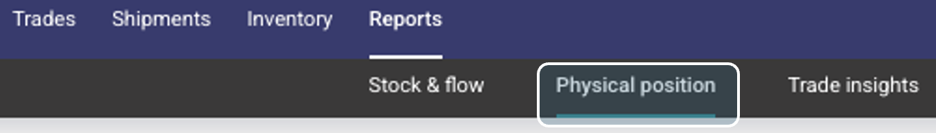 Accessing the Physical Position Report